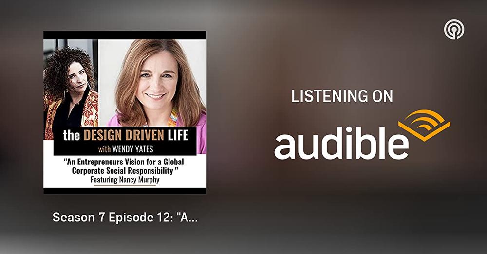 Design Driven Life podcast cover with guest Nancy Murphy